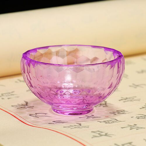 七彩水晶供水碗七宝净水供水杯批量发家居用品七