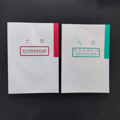 少字干部十大类分类纸隔页纸索引纸分页纸