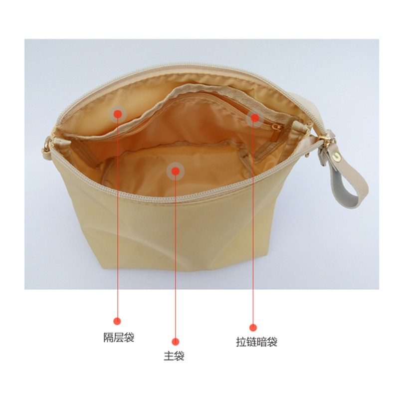 适用于菜蓝子包内胆包内衬包中包收纳整理包水桶包带拉链防盗内撑