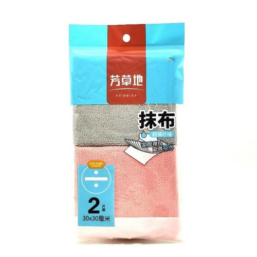 芳草地超细纤维抹布2张*2包  M *M  G