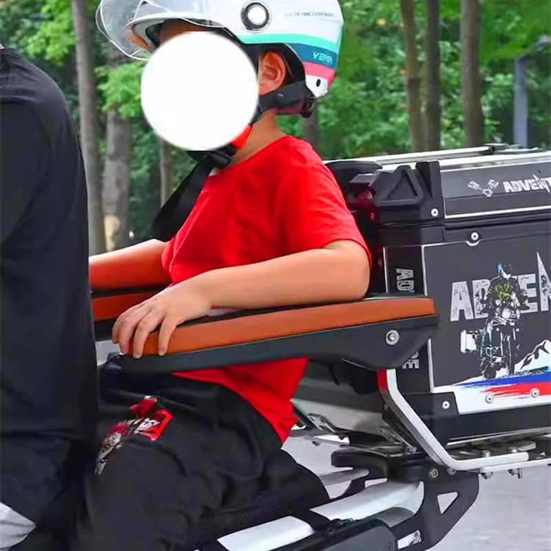 电动车摩托车后座安全儿童扶手踏板车UY125 通用折叠扶手改装配件