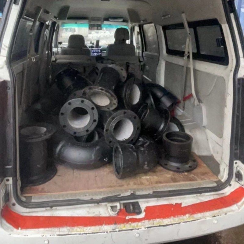 球墨铸铁给排水管件平承法兰市政供水排水接头法兰承插短管法兰头