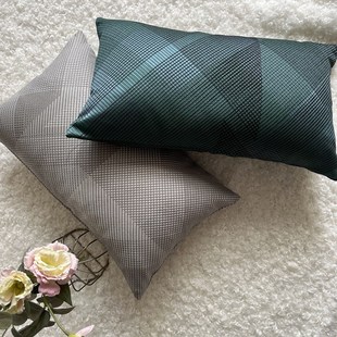 灰色新款 绿色腰枕抱枕护腰靠垫沙发靠包椅子靠枕含芯