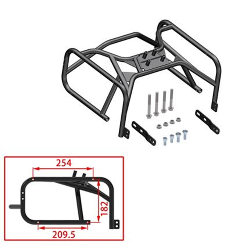 升仕ZT350RXT12摩托车加改装配件左右铝合金边箱子跨包配件三箱