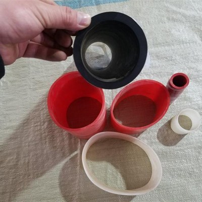 硅胶管大口径半白色耐高压高温软管机械管定制异型硅橡胶管