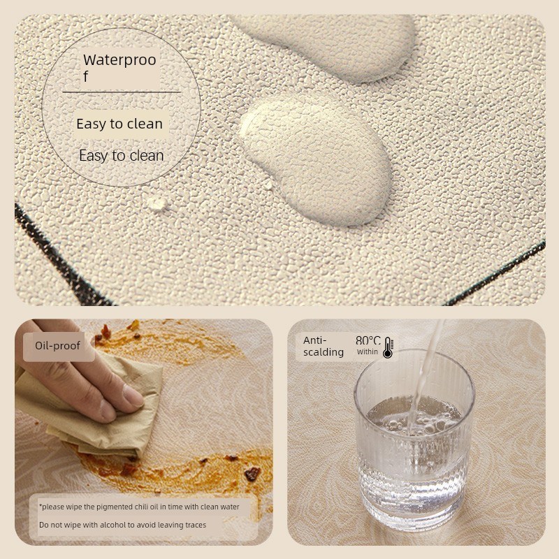 采购产品椭圆形台布,简易防水防油桌垫,无障碍豪华及高端咖啡桌台