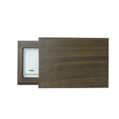 实木关保护墙防触电罩按钮关装 饰边框遮丑