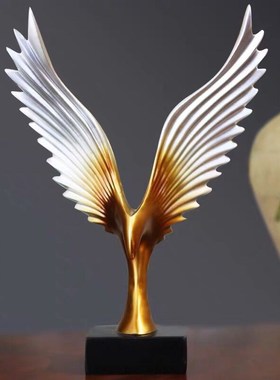 翡丽酒柜装饰品鹰欧式摆件大展宏图电视柜客厅办公室桌面大鹏展翅