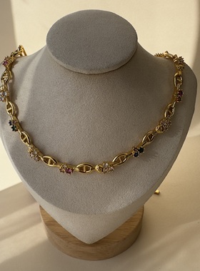 英国订单 买手店鹰头家项链 du家货源 金属锆石鹰头元素项链