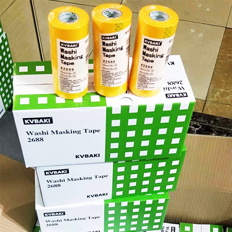万高2688强粘美纹纸胶带15米和纸胶纸胶条万高2688强粘和纸2688