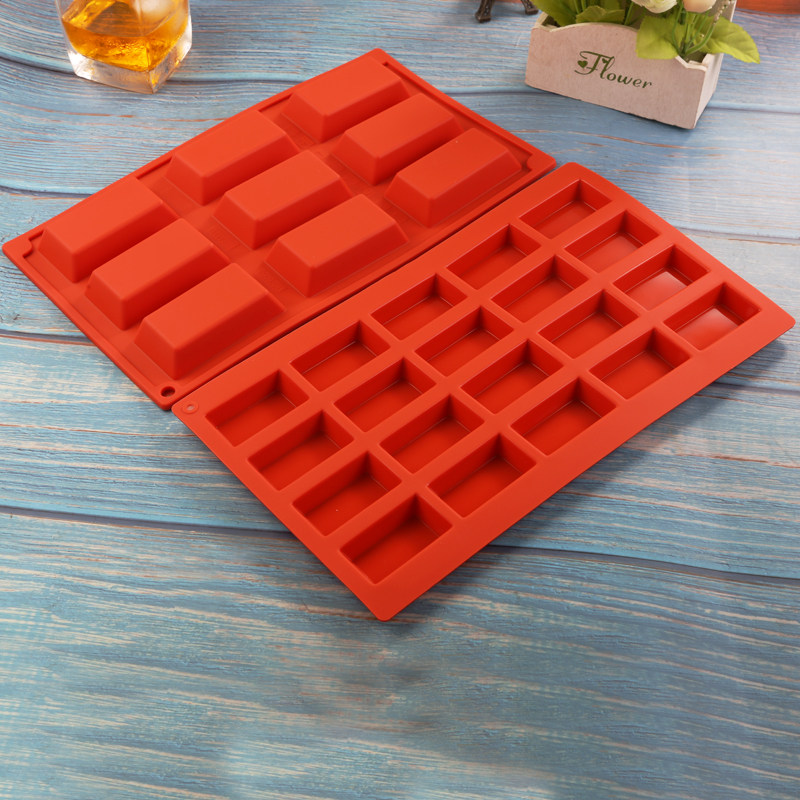 食品级硅胶商用长方形法式烘培面包费南雪模具耐温粘