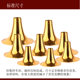 加厚黄铜镀金唢呐碗漆金唢呐碗降调唢呐民间黄铜喇叭碗