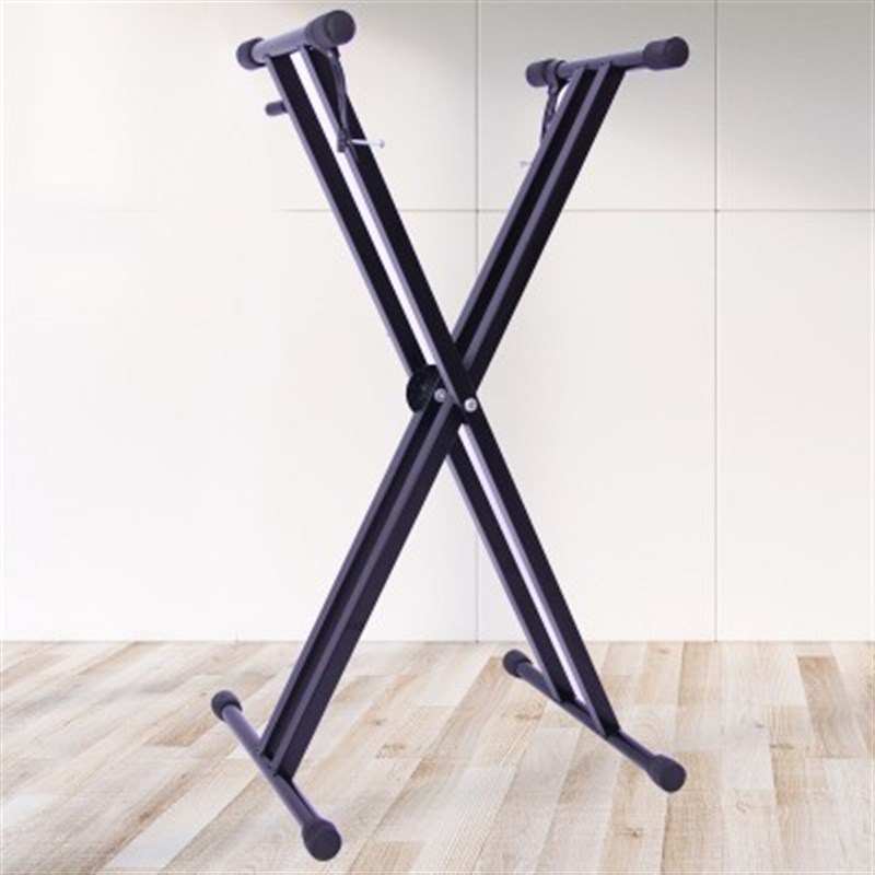 琴架使用电子琴电钢琴键盘单杠杠1键键9键琴架通用型黑