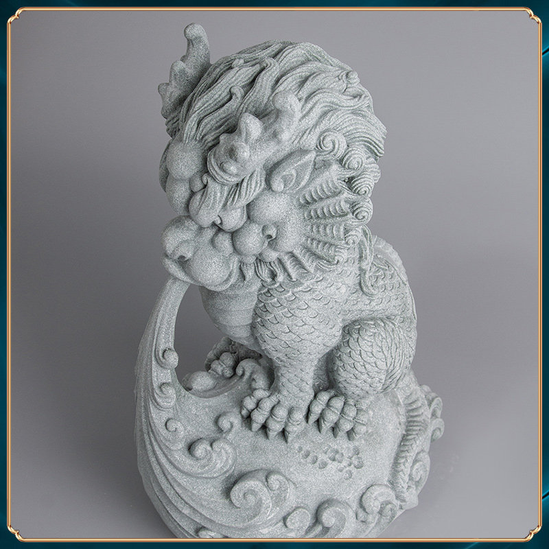 青砂石鱼缸造景国潮吸水招财兽办公家居送礼创意精品桌面茶宠,家居饰品,装饰摆件,淘宝优惠券,粉丝福利购,淘宝优惠卷