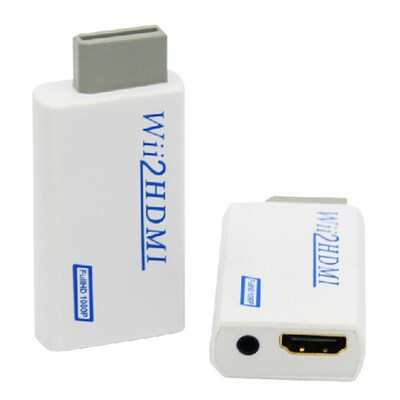 WII转HDMI转换器 WII2HDMI转接头 游戏机连接高清电视显示器