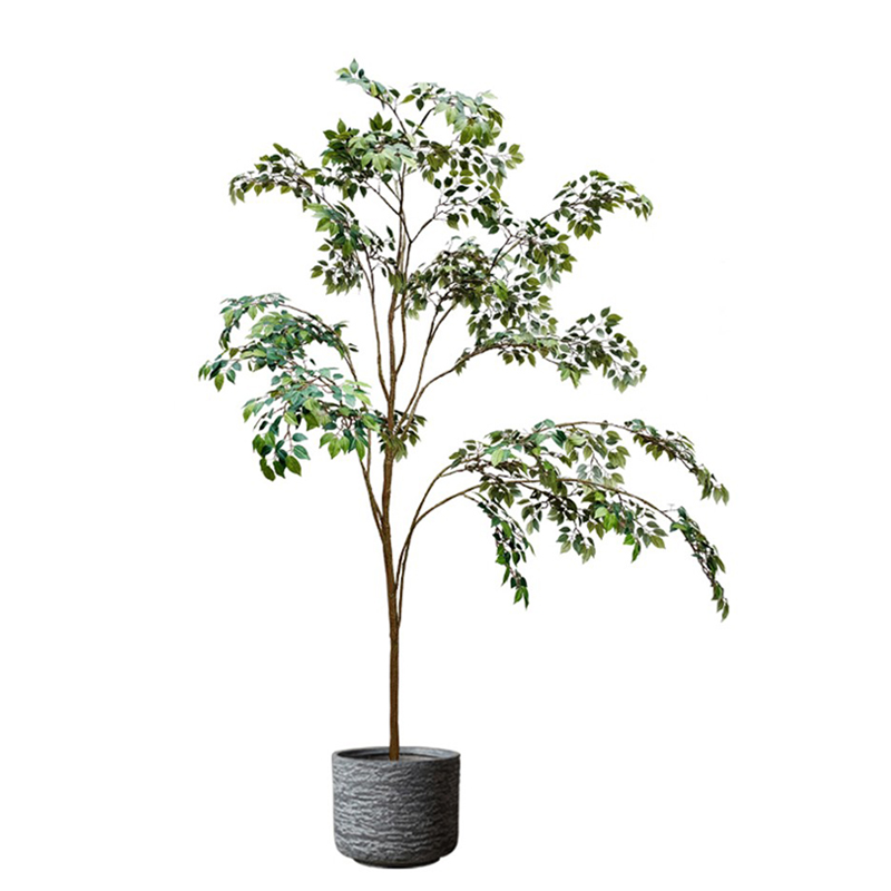 仿真绿植室内假树仿生植物榕树造景装饰侘寂风仿真树落地盆栽摆件