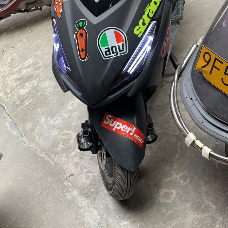 Vep GT00 冲刺 春天 GTV 改装射灯支架 前雾灯安装码固定底座