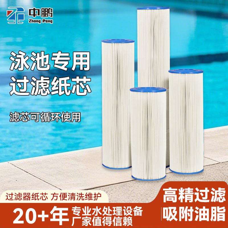 泳池专用纸芯婴幼儿浴池水处理过滤设备水疗SPA按摩浴缸纸芯滤芯
