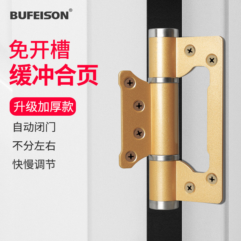隐形门液压合页缓冲自动关门