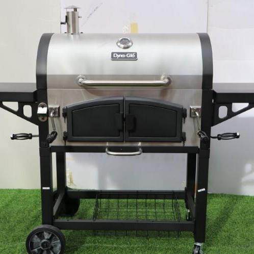 出口型高端木炭炉 铸铁搪瓷烤网 不锈钢上盖 可移动式烧烤炉BBQ