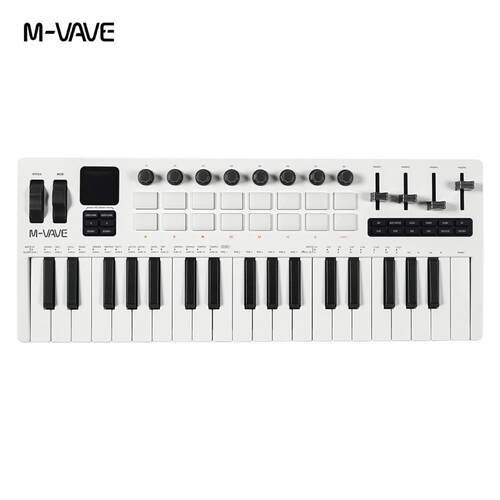 37键MIDI键盘合成器内置音源现场演奏移动便携制作电音编曲可充电