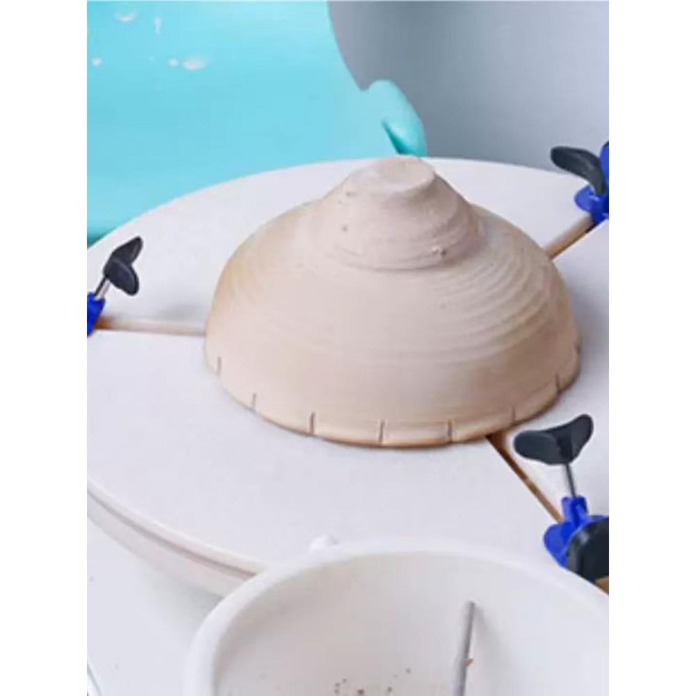 陶艺修坯夹修坯自动找修坯工具花瓶碗修胚陶艺ABS材质