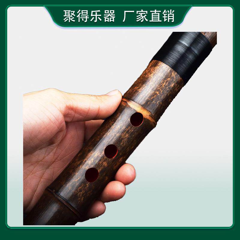 紫竹一节短箫素箫专业演奏高档乐器竹箫成人自学儿童学生入门洞箫