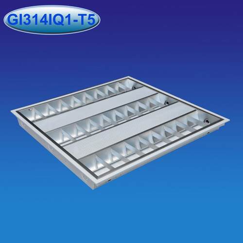3x14W灯盘T5格栅灯600x600格栅灯盘595x595嵌入式格栅灯支架