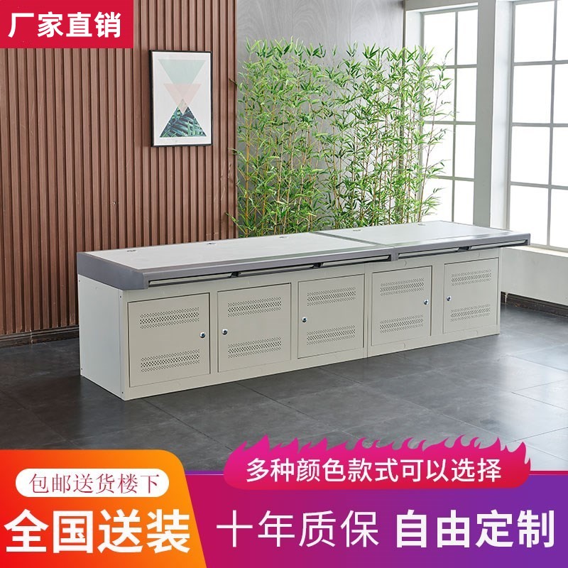 加厚控制台平台四联豪华定制电视墙机柜监控操作台三联双联调度台