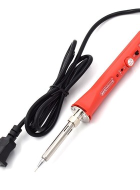 热销20w红色调温电烙铁x 大功率焊台带指示灯可调温度