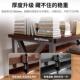 实竞木电脑公桌台式 家用电桌椅桌子工作台长方形简卧室书桌A608CN