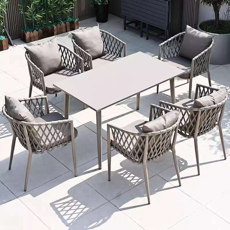 户外桌椅院花园防水防晒露阳台休庭闲藤椅外别墅花室联系客服园藤