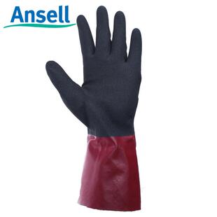 劳保Ansel058-5丁腈橡PEJ胶手套工业耐l油耐磨防滑配防护服用