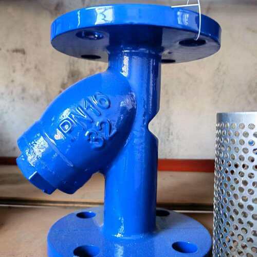 法兰y型过滤器GL41H-16球铁铸铁法污过滤Q器污水管84966道除过兰