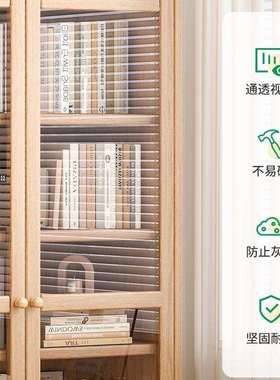 全实木书架收落客地置厅物架靠墙展示柜子儿童纳书柜TPY加厚实木