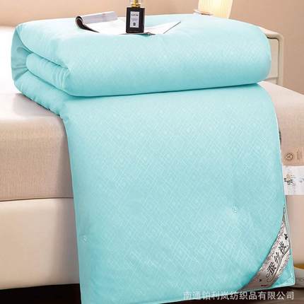 毛手工蚕被芯磨冬烫花被子学生被春秋被被拉链款88188子母丝被四