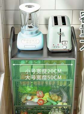 多厨房菜子置物架家用多功能微波炉果菜收纳XTH-02筐层蔬落篮地放