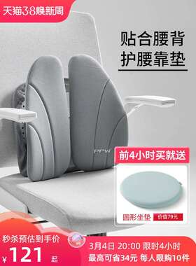 xyt人体工学靠办室护腰靠垫背垫公护腰靠椅子垫久81139坐腰垫座椅
