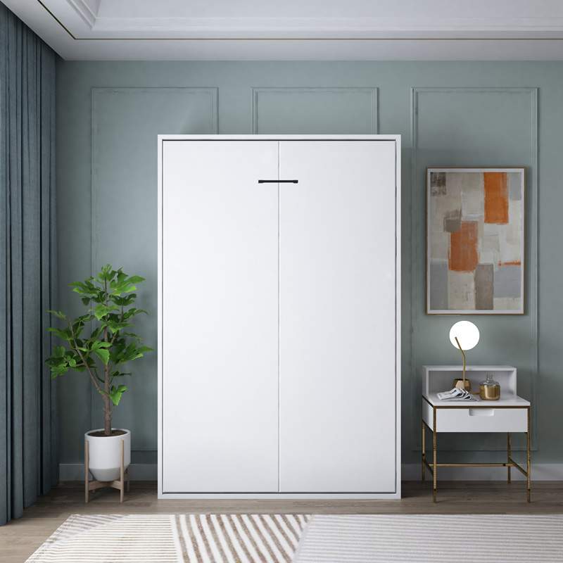 7W现货隐形床省空间小户型家用午休阳台壁挂折叠柜一体翻板藏墙壁