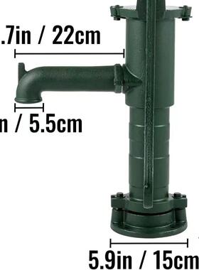 铸铁摇井压EZL水机手动抽水圆花泵家用水泵幼儿水园井园公园水抽