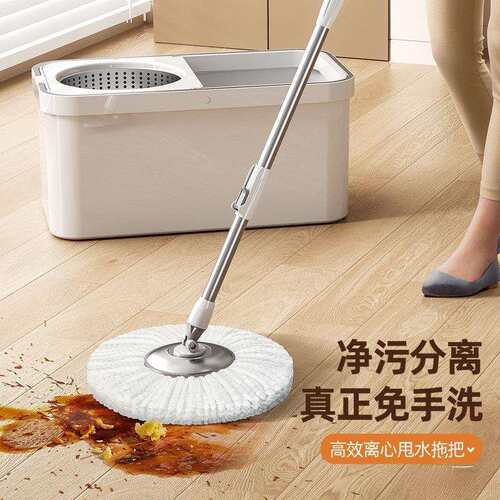 旋拖把226新转款家净323用一拖免手洗拖0布桶旋转拖甩干拖地媛洛