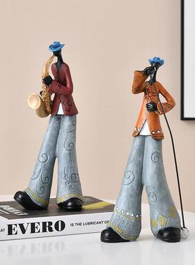 欧式创饰意乐队件艺术乐器音乐CDjBZw8d人客厅玄关酒物柜电视柜家