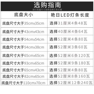 l色ed吸顶灯替换灯灯芯灯板长条灯带家OHZ用三变光led条片灯贴灯