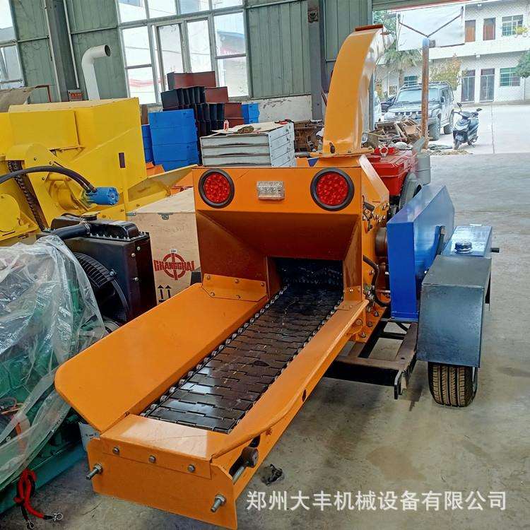 大中型林设碎废弃物处理备机械枝机碎木机园树枝木头DF600粉碎机