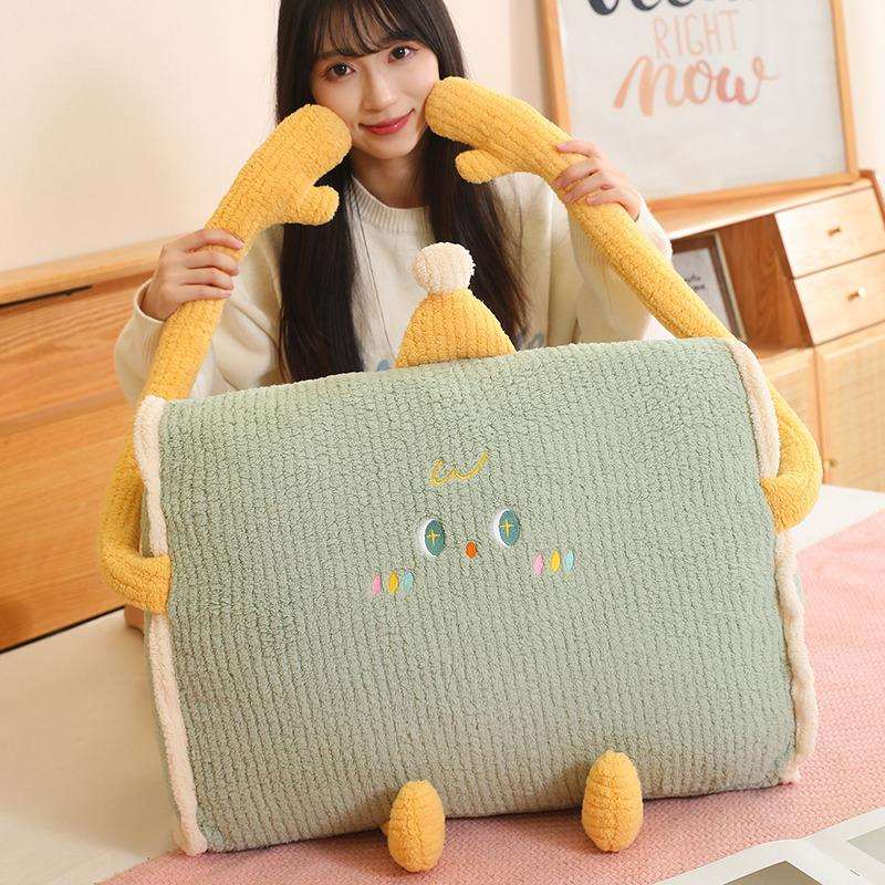 卡多巴长手靠垫办公室久坐通椅卧XX60垫学生板凳靠枕室胺坐椅可爱