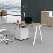 职员办公桌现代工位桌屏风卡座办公室桌椅办公家俱