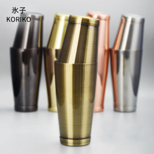 水子波士顿鸡尾酒调酒摇酒壶器壶雪壶摇壶杯子师酒具酒吧