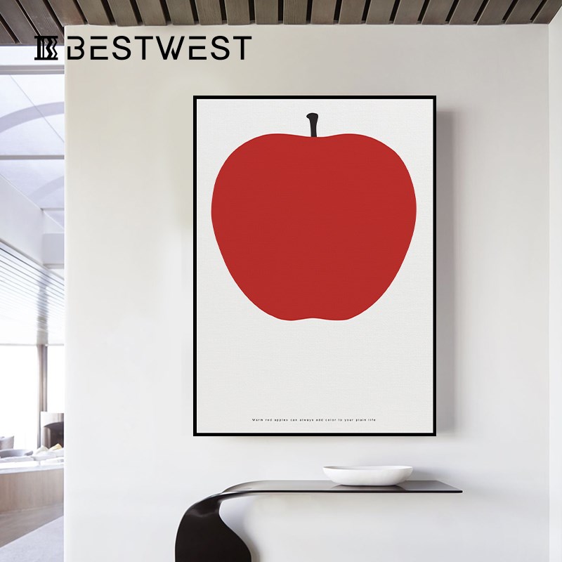 BESTWEST现代简约装饰画客厅沙发背景墙壁挂画样板房玄关画设计师
