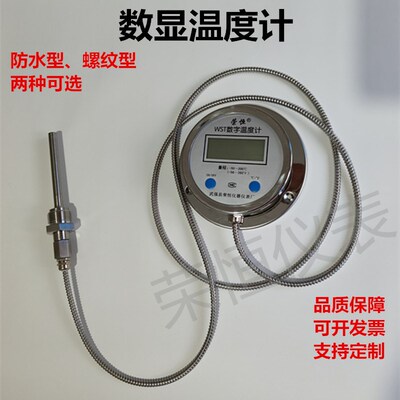 数显温度计带探头WST/DTM491带线高精度耐酸防水数字工业测水温表