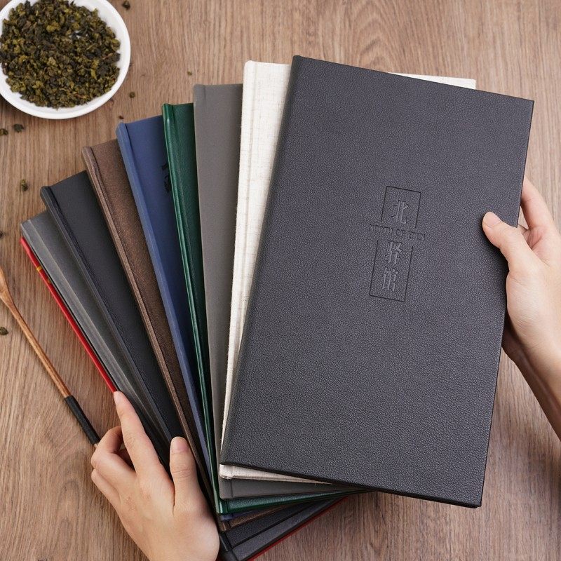 创意活页菜单设计制作插页菜单本制作高档茶水单 皮质酒水单定制